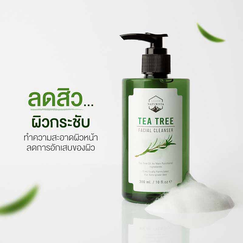 Naturista Tea Tree Facial Cleanser 300 ml Facial Cleanser for Acne-Prone and Sensitive Skin
