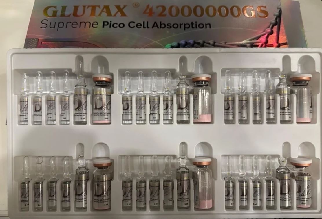 GLUTAX 42000000GS SUPREME PICOCELL SKIN WHITENING GLUTATHIONE INJECTION