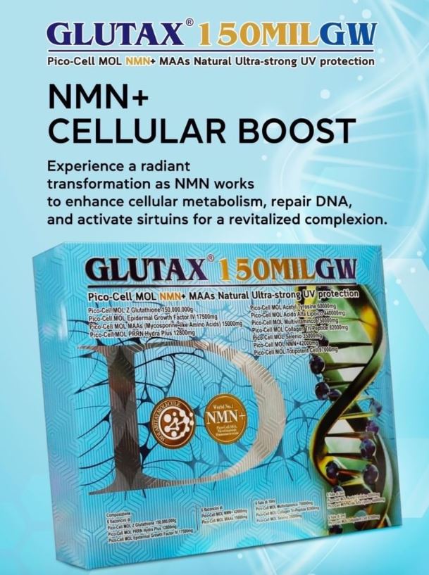 GLUTAX 150MIL GW PICO-CELL MOL NMN+ MAAs NATURAL