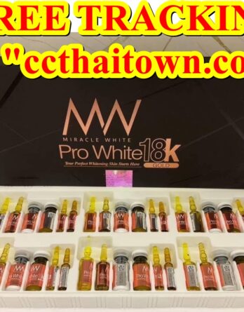 MIRACLE WHITE PRO WHITE 18k GOLD SKIN WHITENING GLUTATHIONE INJECTION