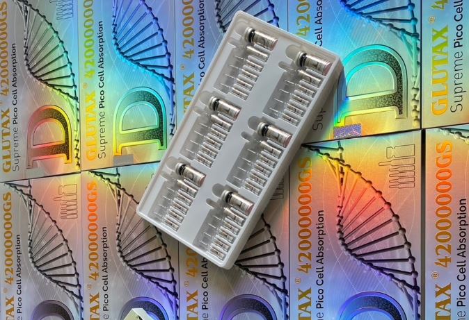 GLUTAX 42000000GS SUPREME PICOCELL SKIN WHITENING GLUTATHIONE INJECTION