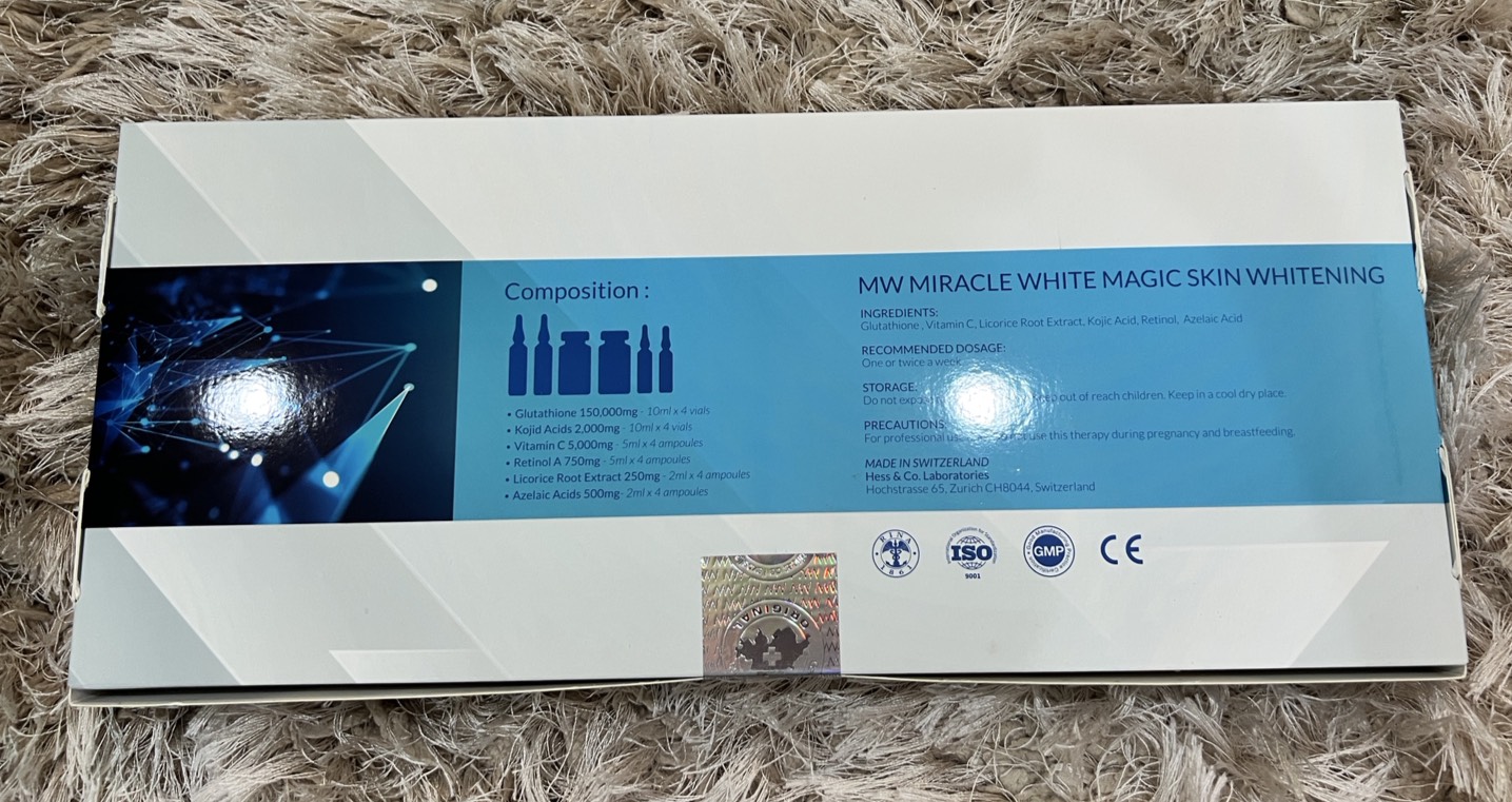 MIRACLE WHITE MAGIC SKIN 150000 mg