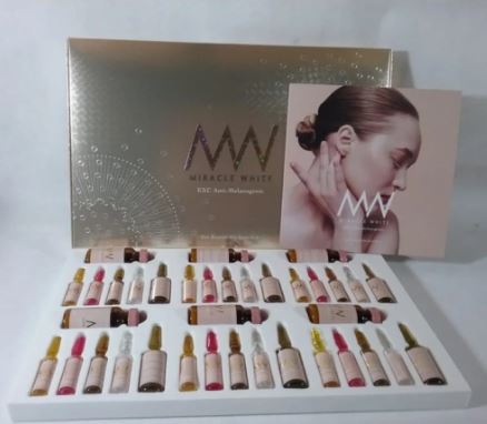 MIRACLE WHITE GOLD EDITION 55000mg EXC ANTI-MELANOGENIC SKIN WHITENING GLUTATHIONE INJECTION by "www.ccthaitown.com"