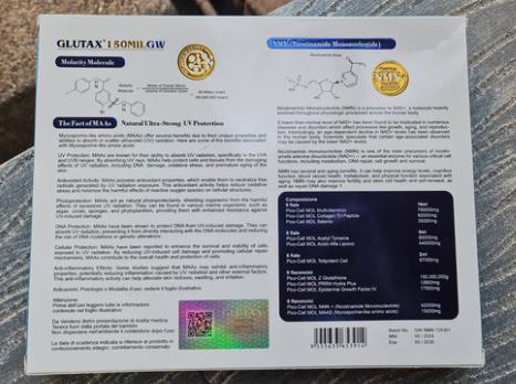 GLUTAX 150MIL GW PICO-CELL MOL NMN+ MAAs NATURAL