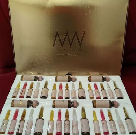 MIRACLE WHITE GOLD EDITION 55000mg EXC ANTI-MELANOGENIC SKIN WHITENING GLUTATHIONE INJECTION by "www.ccthaitown.com"