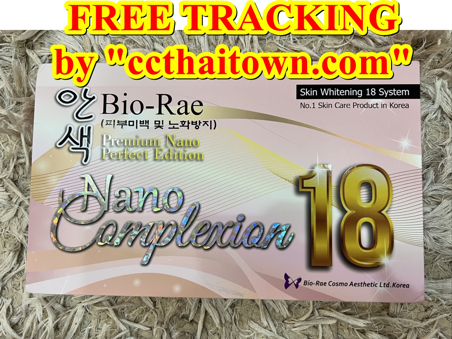 BIO RAE NANO COMPLEXION 18 SKIN WHITENING GLUTATHIONE INJECTION